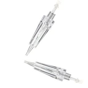 10 PCS Permanent Makeup Needle Cartridge ONLY for MAX Permanent Makeup Machine - Professional Use Supplies Eyebrow (1RL .20mm)