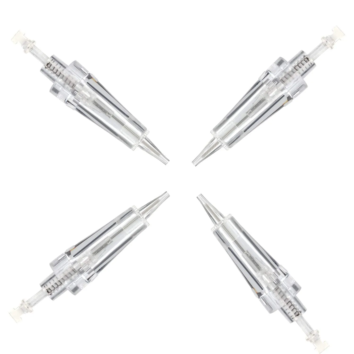 10 PCS Permanent Makeup Needle Cartridge ONLY for MAX Permanent Makeup Machine - Professional Use Supplies Eyebrow (1RL .20mm)