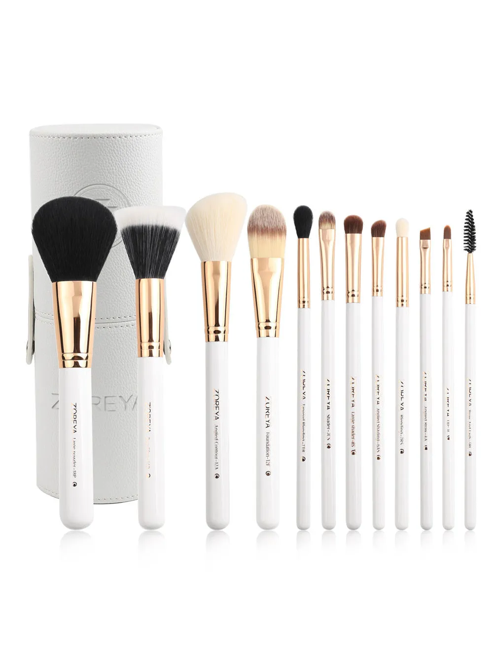 12Pcs Colorful Luxury Makeup Brushes Set Professional