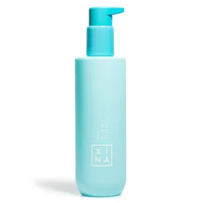 3INA MAKEUP - Vegan - Cruelty Free - The Blue Gel Cleanser - Blue - Foaming Gentle Skin Face Cleanser - Micellar Formula - Aloe Vera and Hamamelis - Smooths - Refresh - Purifies - Pump Applicator
