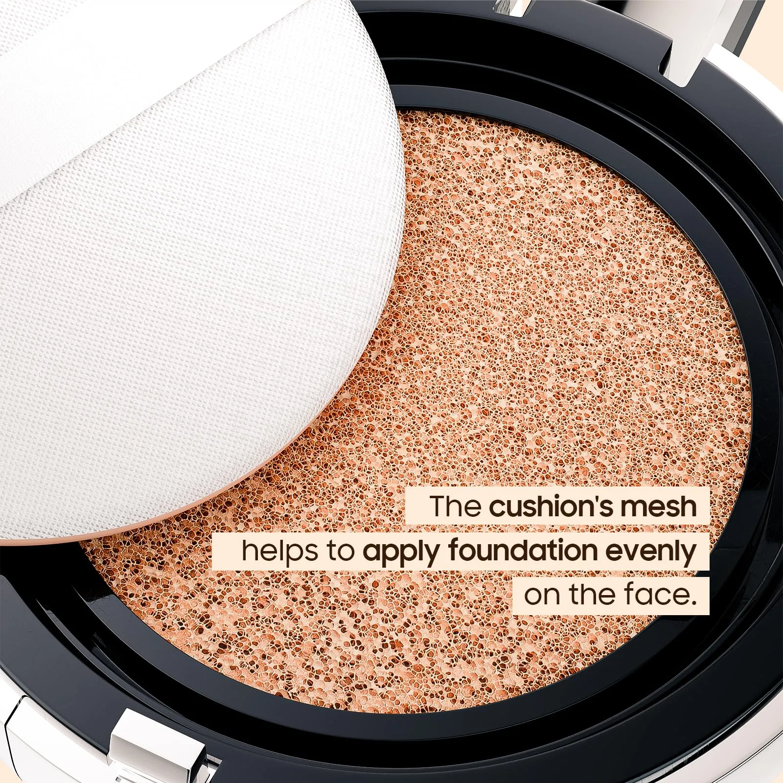 Air Cushion CC Cream Foundation - BB Cream Face Makeup Foundation for Natural Skin Radiant & Moisturizing Skin, Easy Application, Create Long-Lasting & Waterproof Face Makeup (Natural, 3.21 Ounce)