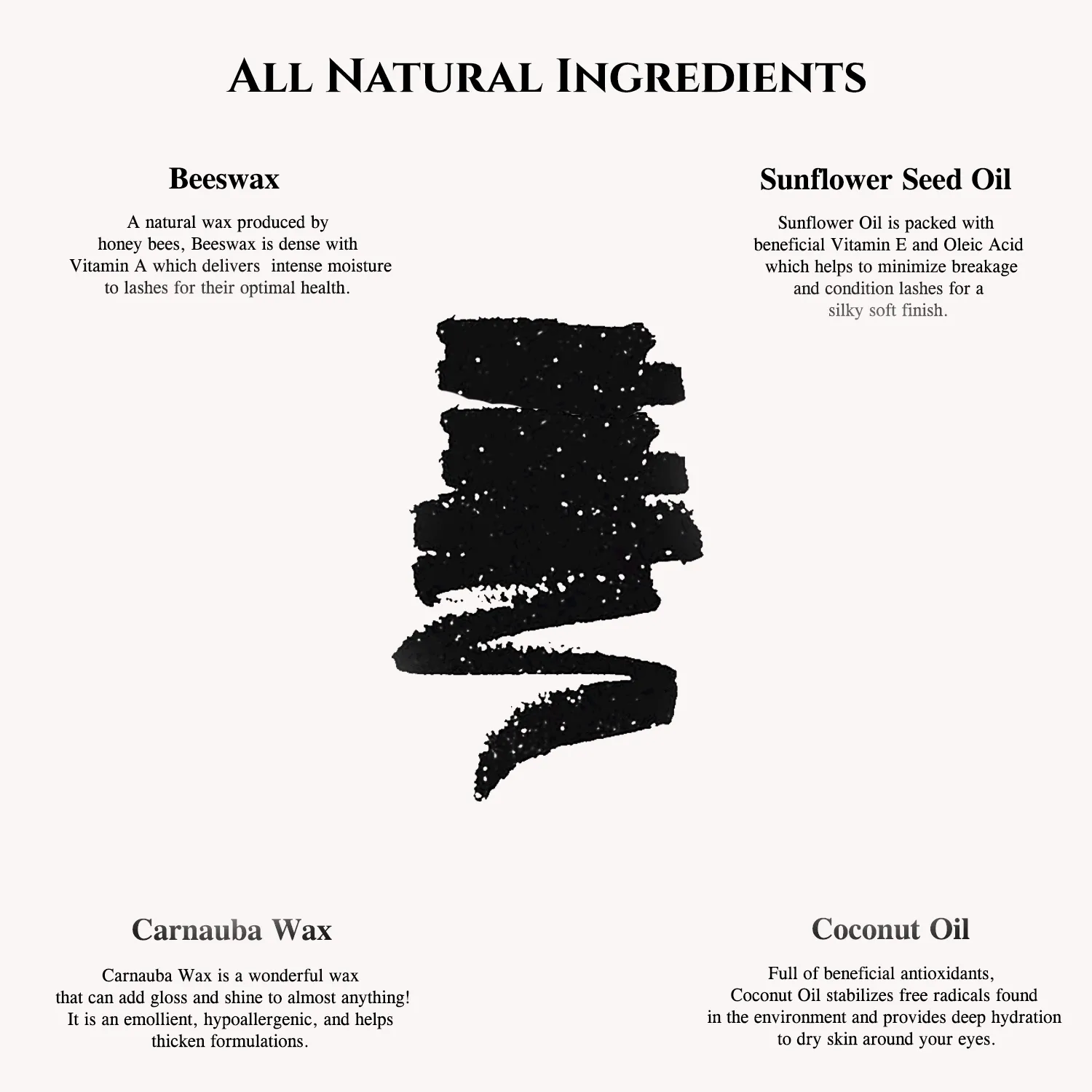 All Natural Eyeliner Pencil - Black