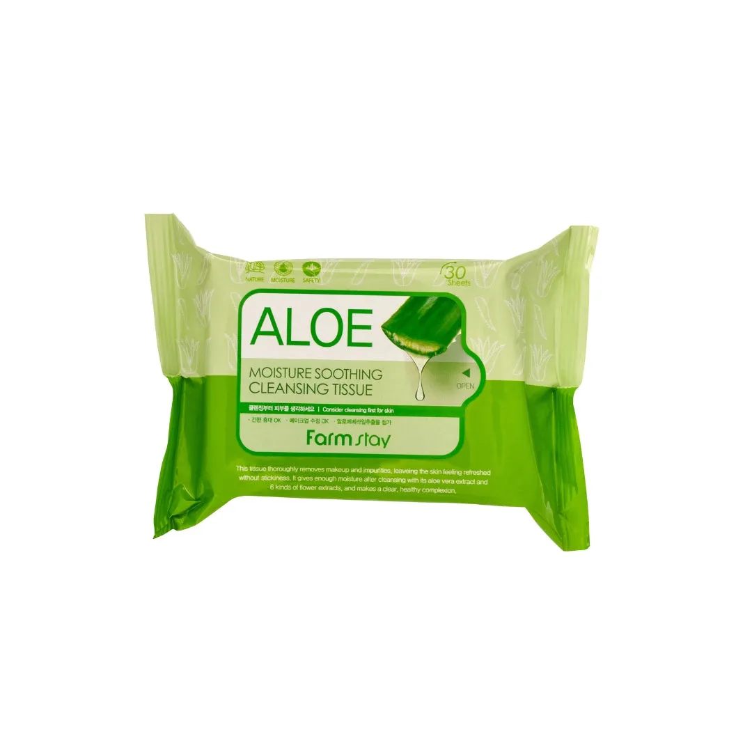 Aloe Moisture Soothing Cleansing Tissue 120g x 30Sheets