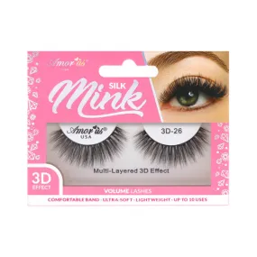 Amor Us Silk Mink Volume Lashes 3D Effect 3D-26