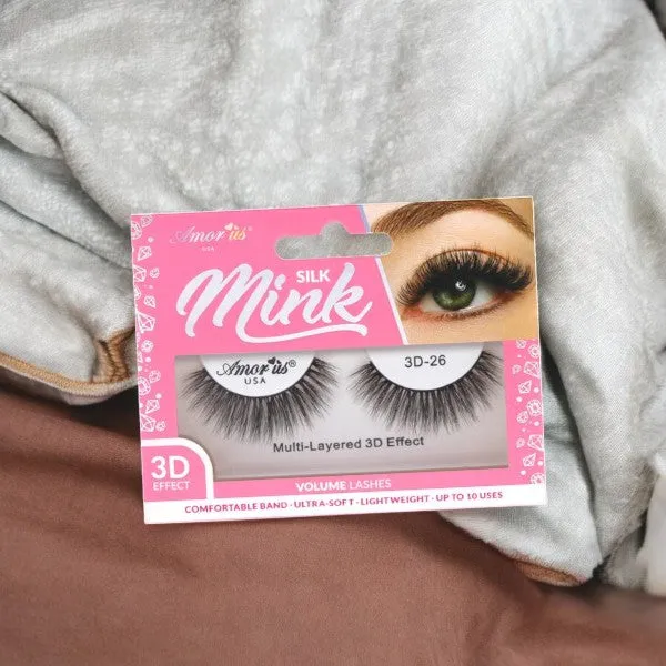 Amor Us Silk Mink Volume Lashes 3D Effect 3D-26