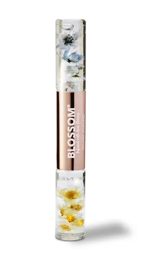 Blossom Glam Squad - Moisturizing Roll on Lip Gloss (0.1 fl. oz/6g)   Roll on Perfume Oil (0.1 fl. oz/6g), Infused with Real Flowers, Made in USA, 0.2 fl. oz./12g, Raspberry/Coconut Nectar