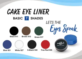 CHRISTINE CAKE EYE LINER S.BLACK-535