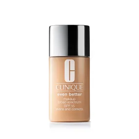 Clinique Even Better Makeup Medium Coverage Foundation Broad Spectrum SPF 15 | Evens Skin Tone   Reduces Dark Spots, Alabaster