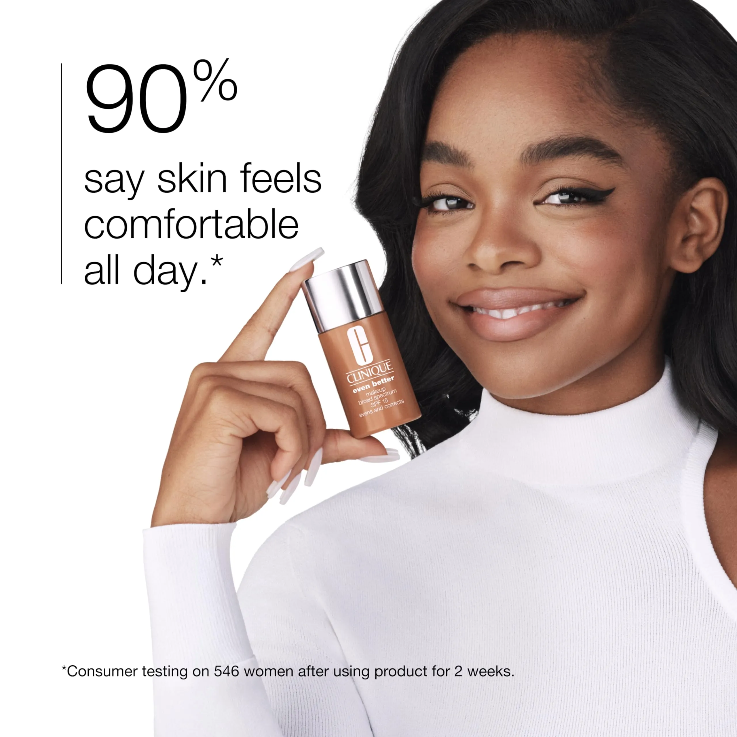 Clinique Even Better Makeup Medium Coverage Foundation Broad Spectrum SPF 15 | Evens Skin Tone   Reduces Dark Spots, Alabaster