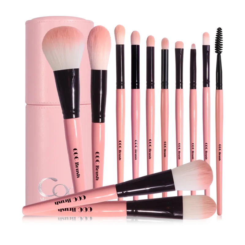 CORINGCO COTTON CANDY MAKE UP 12P BRUSH SET