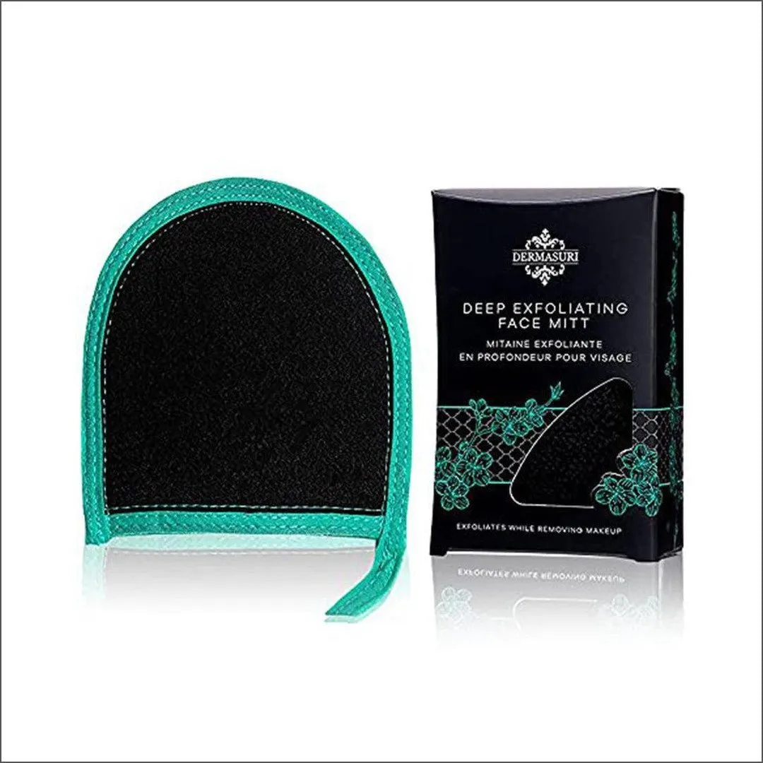 Dermasuri Deep Exfoliating Mitt Face Scrub