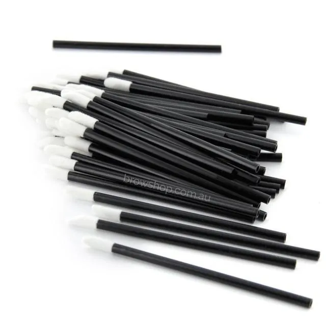 Doe Foot Lip Applicators - Black (50/250/500pcs)