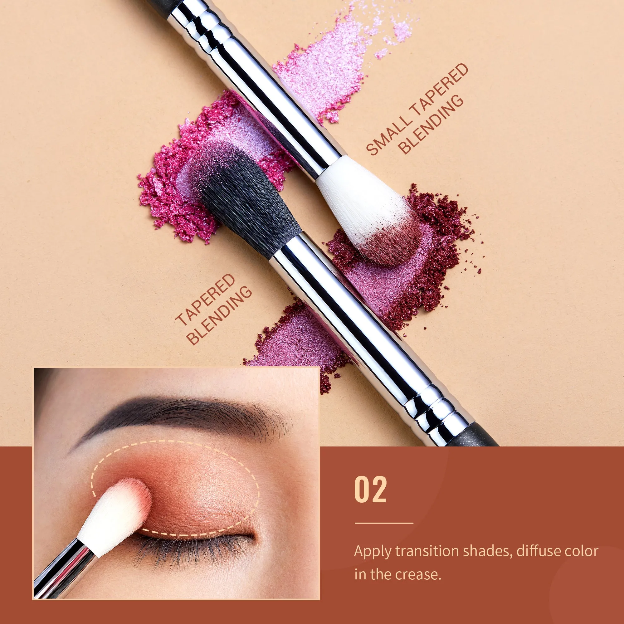 Eyeshadow Blending Makeup Brush Set T331