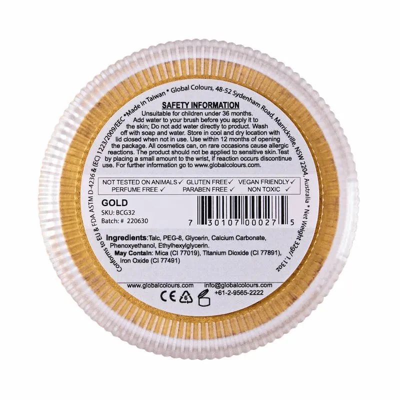 Global, Cream Blending Cake, Gold