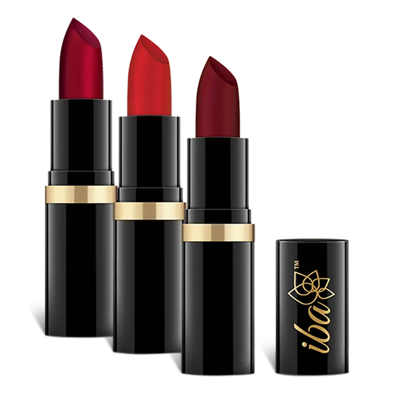 Iba Moisture Rich Red Lipstick Combo