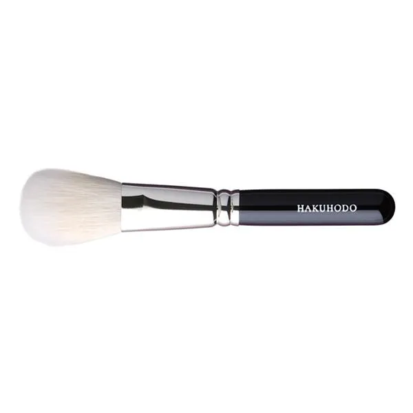 J544BkSLN Powder & Liquid Brush Round & Flat Duo Fiber [HB0743]