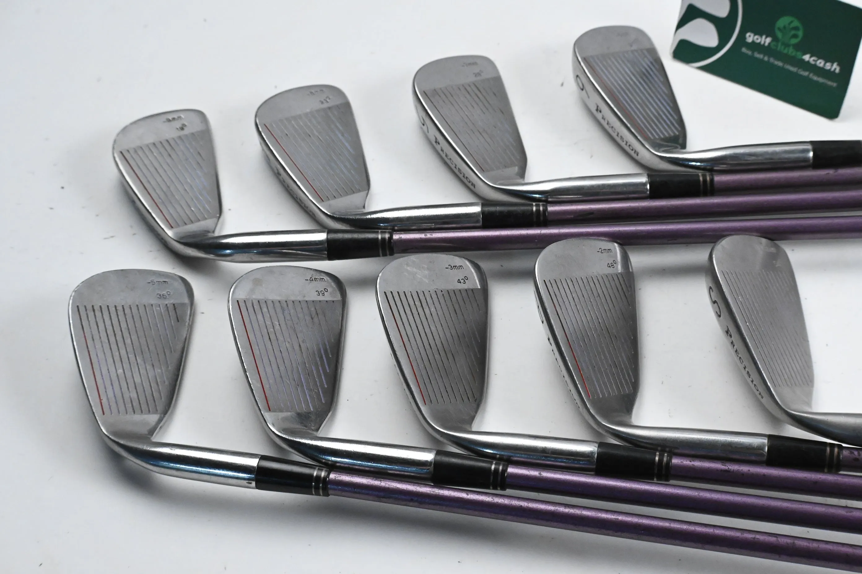 Ladies Precision Flowline Irons / 3-PW SW / Ladies Flex Precision Shafts