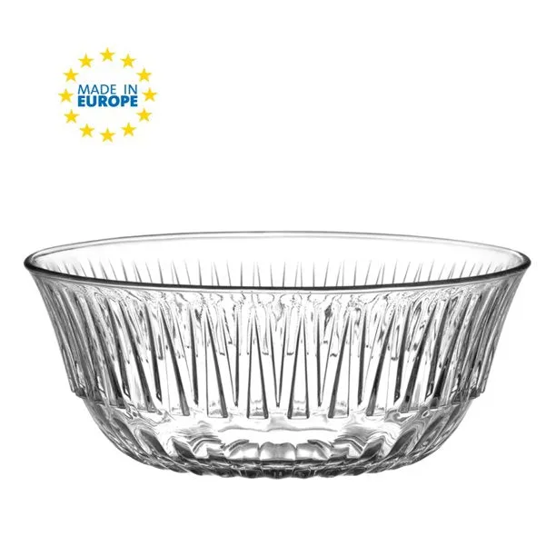 Lav Alinda Crystal Clear Glass Round Serving Bowls Set of 6, 7.2 oz