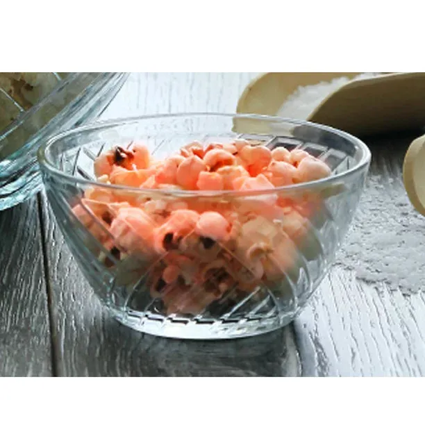 Lav Elis Crystal Clear Glass Round Serving Bowls Set of 6, 7.2 oz