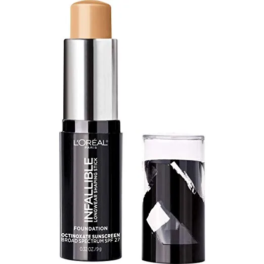 L'OREAL - Infallible Longwear Foundation Shaping Stick Natural Beige - 0.32 oz (9 g)