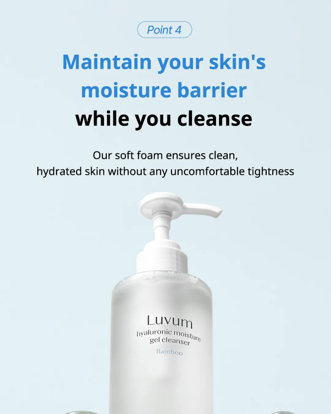 Luvum Bamboo Hyaluronic Moisture Gel Cleanser