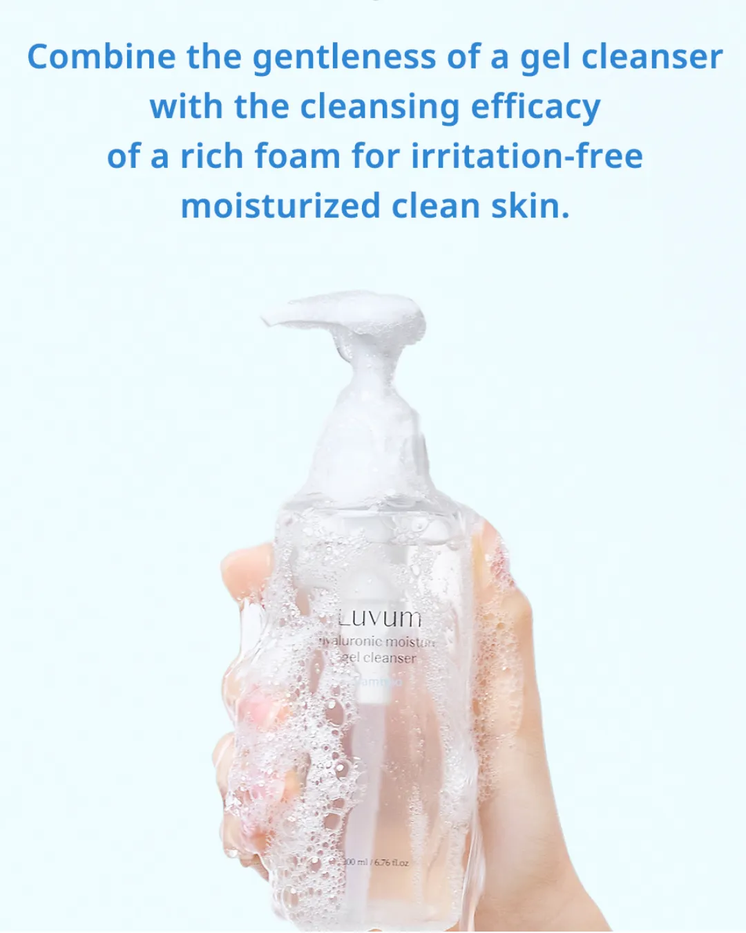Luvum Bamboo Hyaluronic Moisture Gel Cleanser