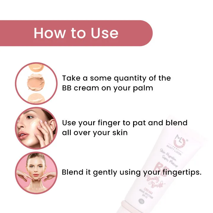 Mattlook BB Cream With SPF-25