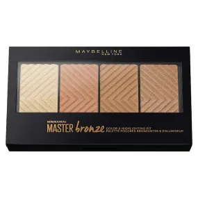 Maybelline Master Bromze Color   Highlight Kit Highlighter 10 Tab