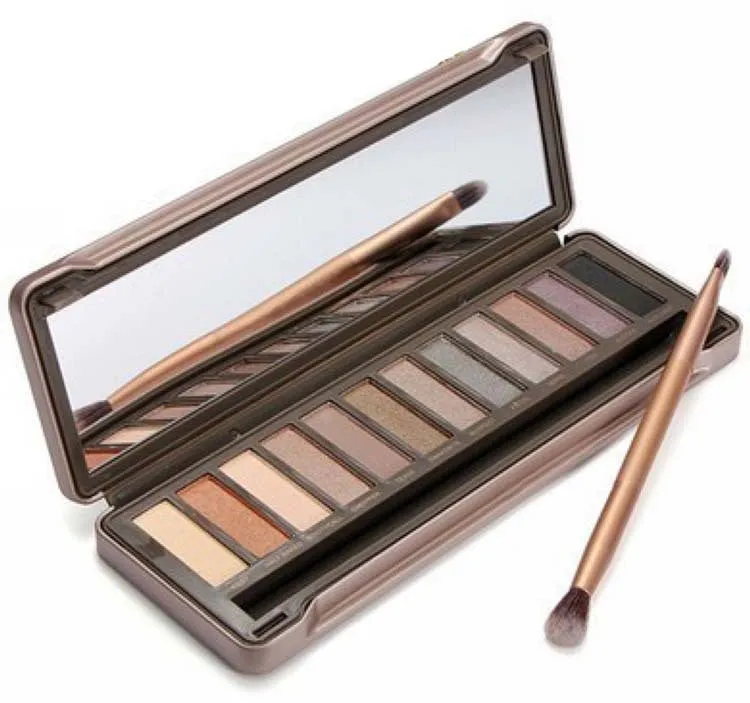 NEW NAKE basics palette makeup kit set nake 3 eyeshadow with brush NK1 NK2 NK3 eye shadow 12 COLOR Nake1 2 3 makeup set
