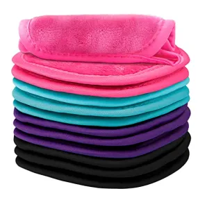 Orighty Makeup Remover Cloths, Makeup Removal Face Cleansing Cloth, Reusable Makeup Remover Pads Remove Instantly Dirt with Just Water, 5 x 5 in
