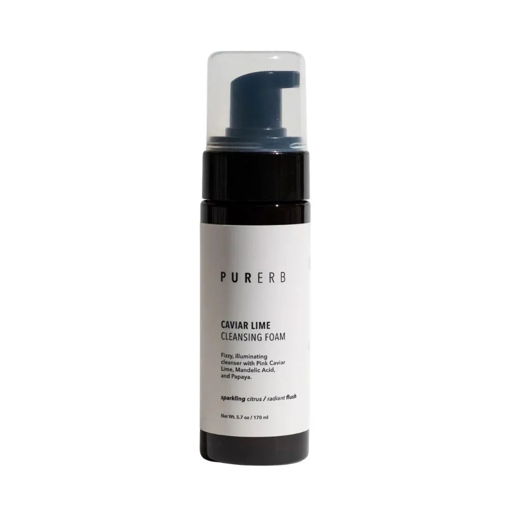 PurErb Cavliar Lime Cleansing Foam