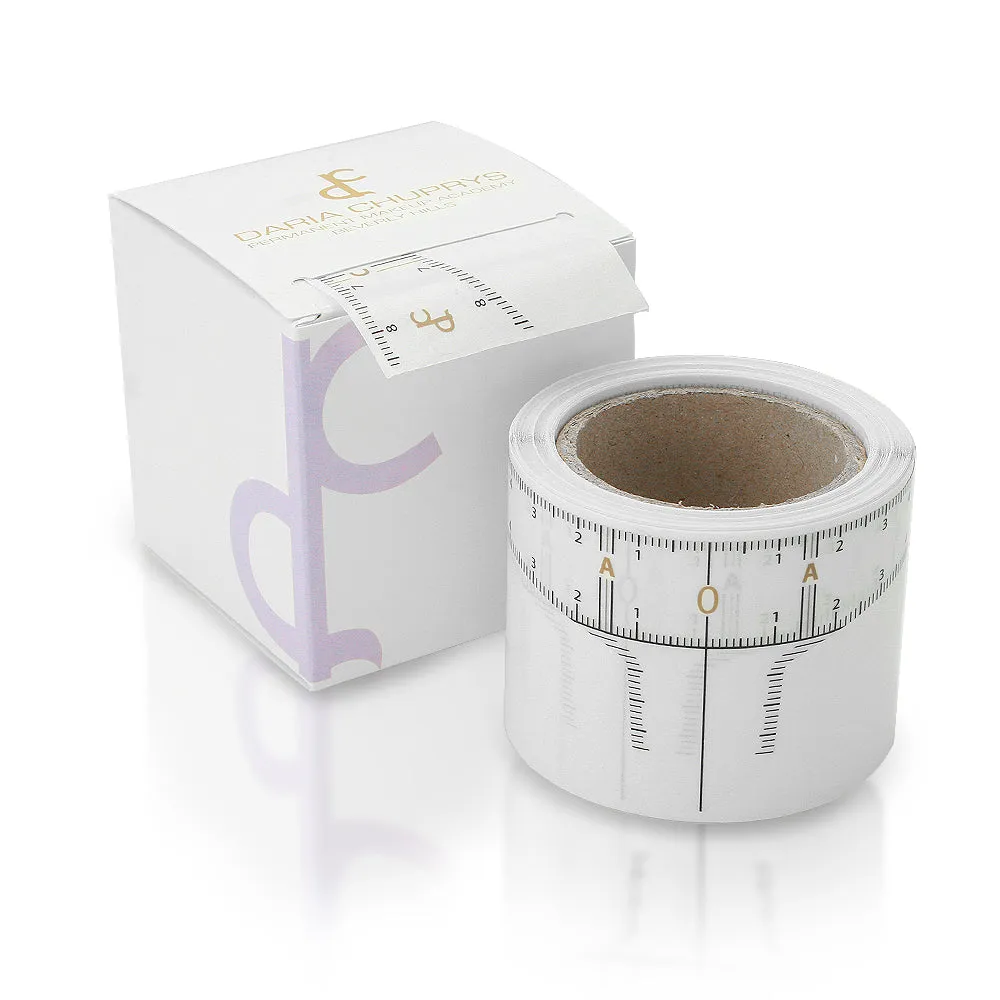 "Golden Brows" Eyebrow Ruler (Roll of 50)