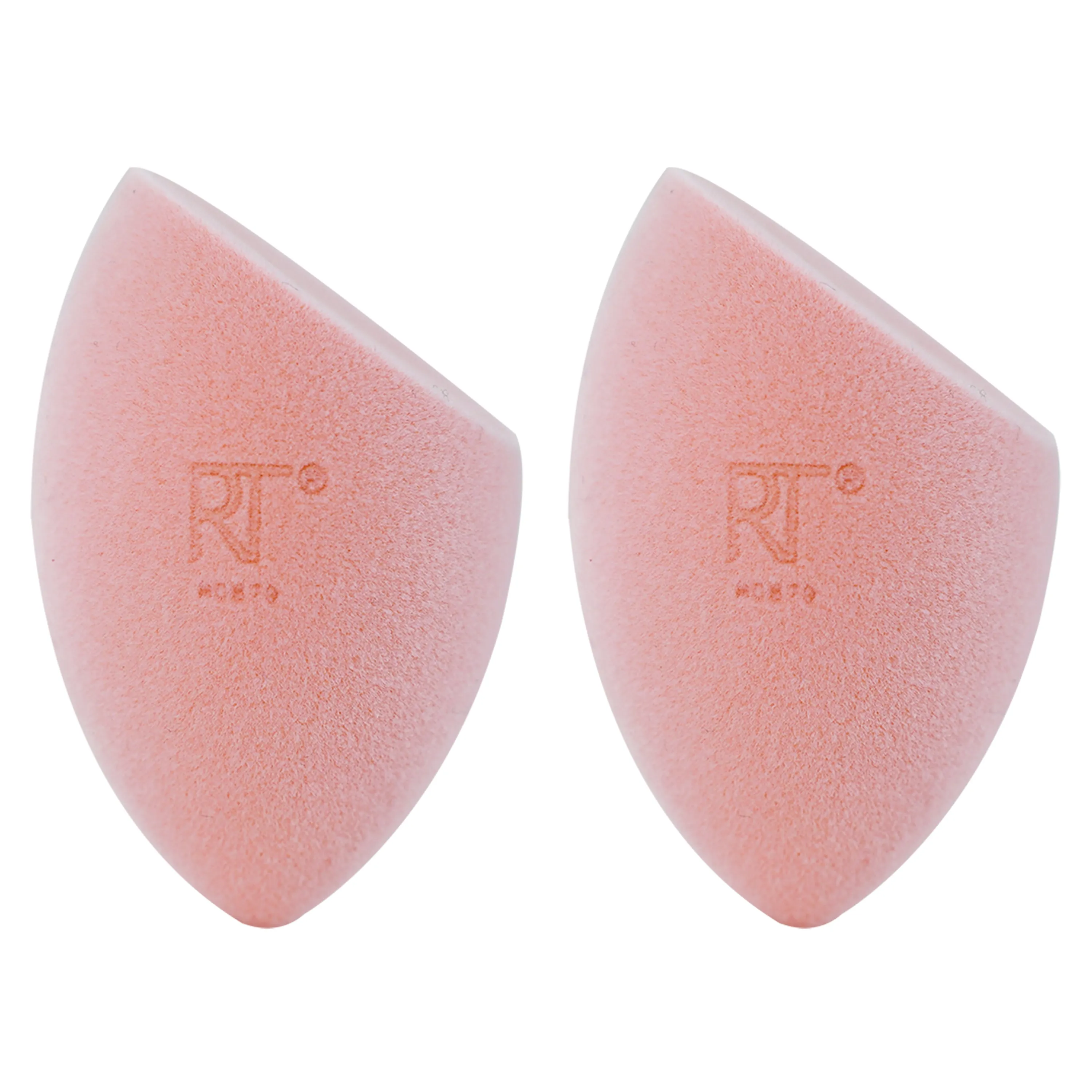 Real Techniques New Foam Technology Miracle Powder Sponge for Even Powder Application, 2 Pack