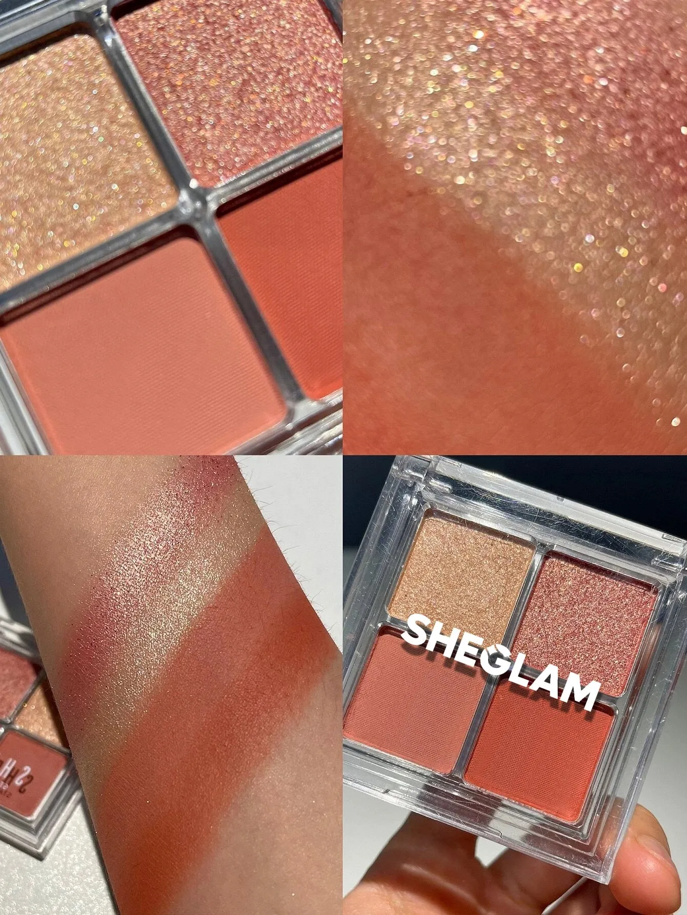 SHEGLAM Cosmic Crystal Eyeshadow Quad Charm School