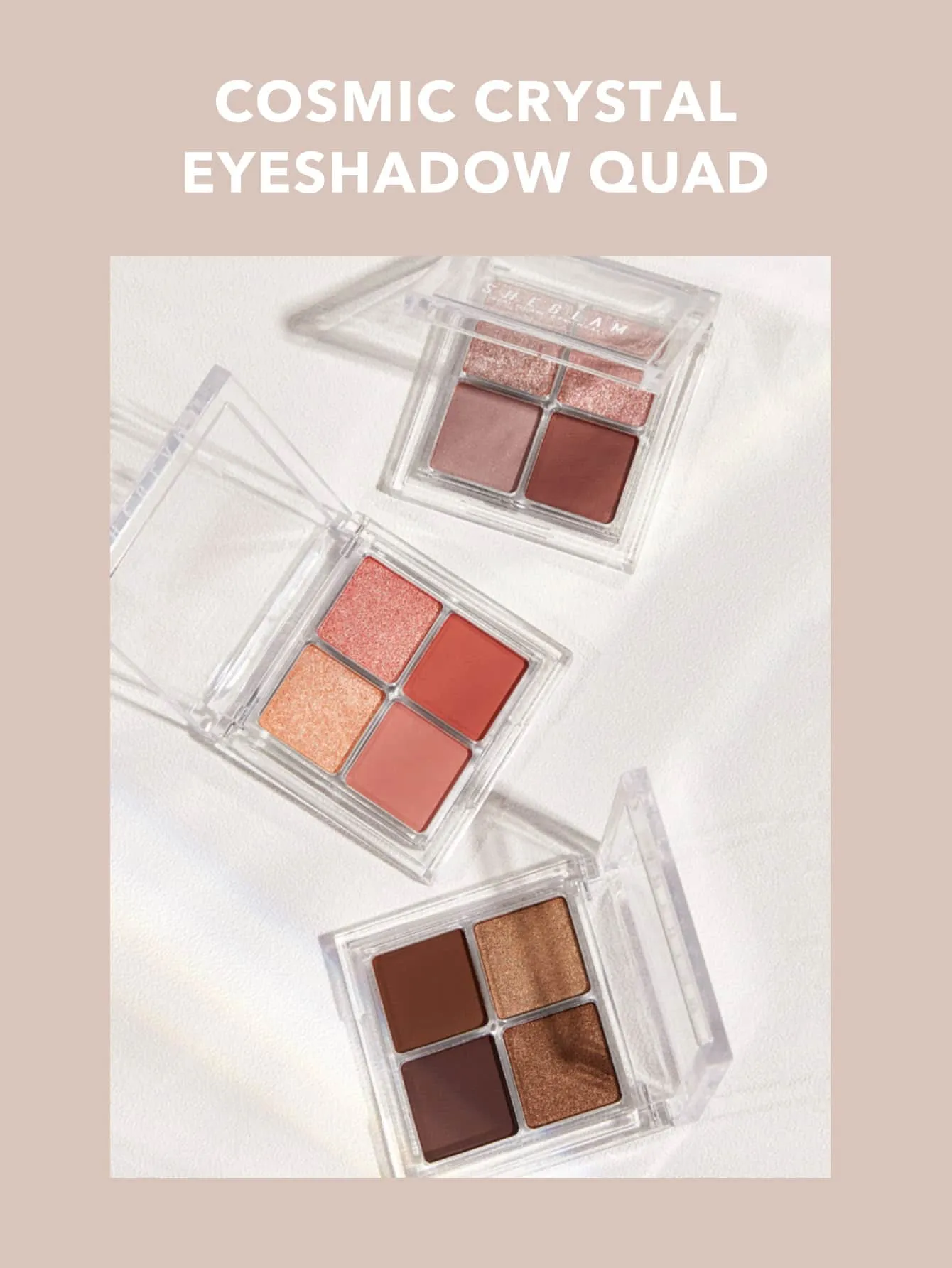 SHEGLAM Cosmic Crystal Eyeshadow Quad Charm School