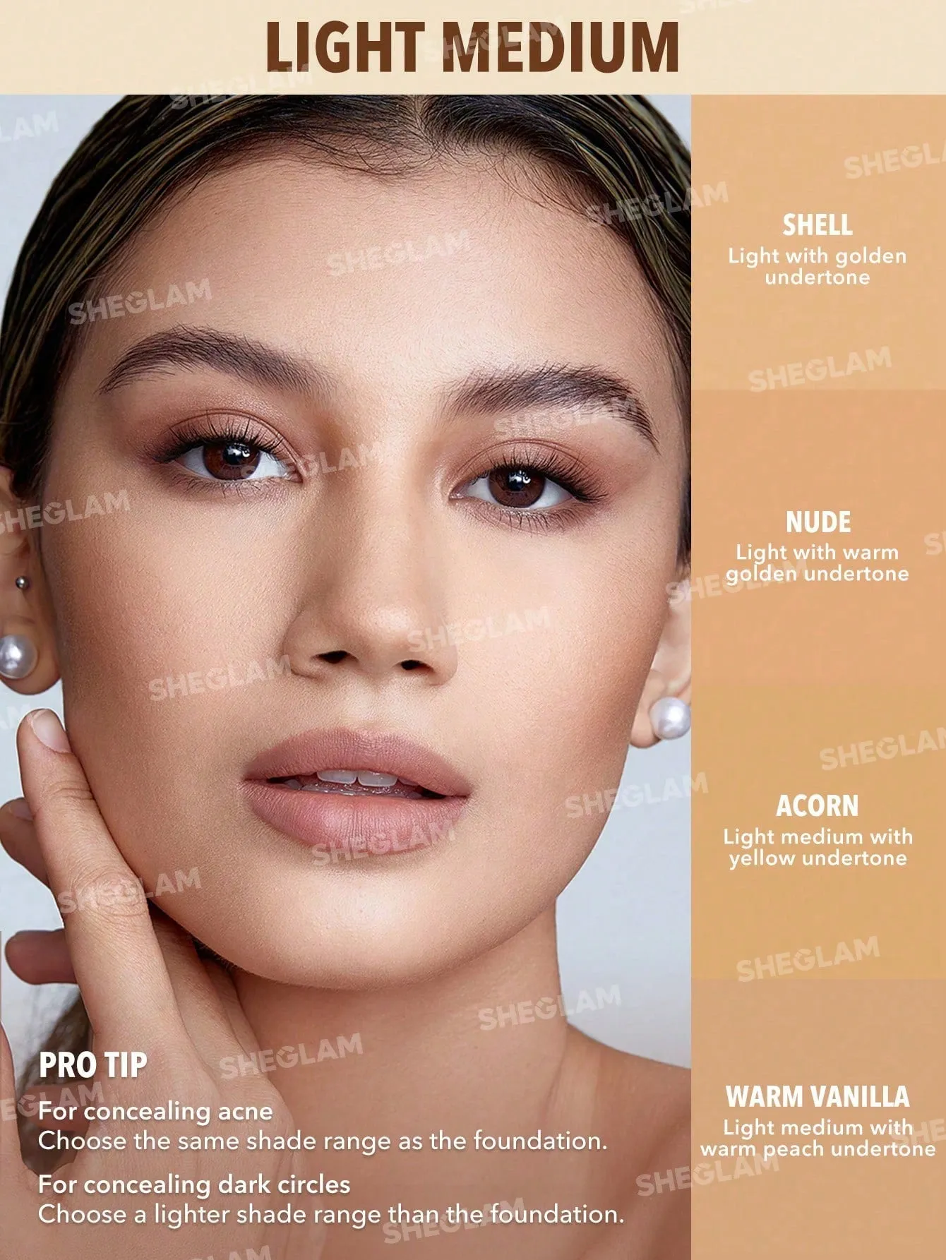SHEIN SHEGLAM Perfect Skin High Coverage Concealer
