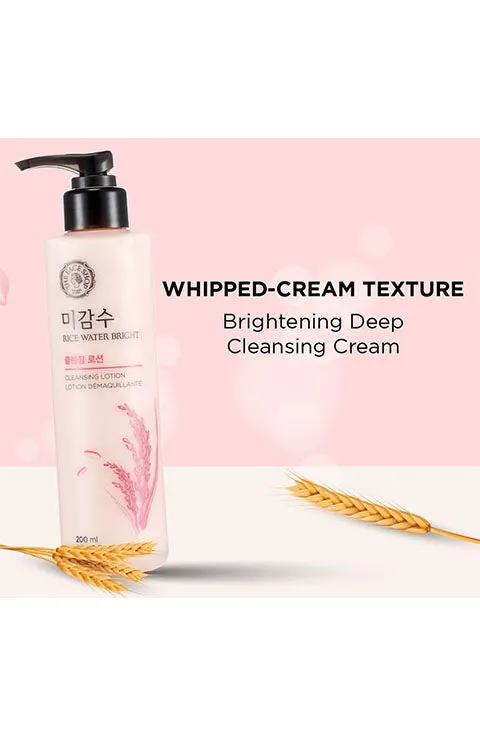 THE FACE SHOP Rice Water Bright Facial Cleansing Lotion 200ml
