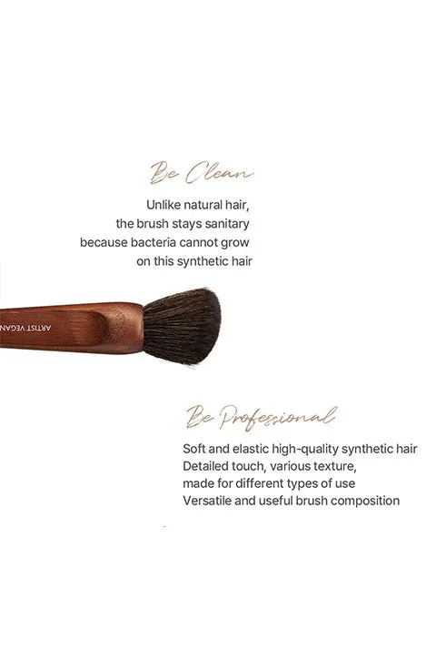 [too cool for school] Artist Vegan Face Point Brush